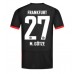 Eintracht Frankfurt Mario Gotze #27 Venkovní Dres 2024-25 Krátkým Rukávem